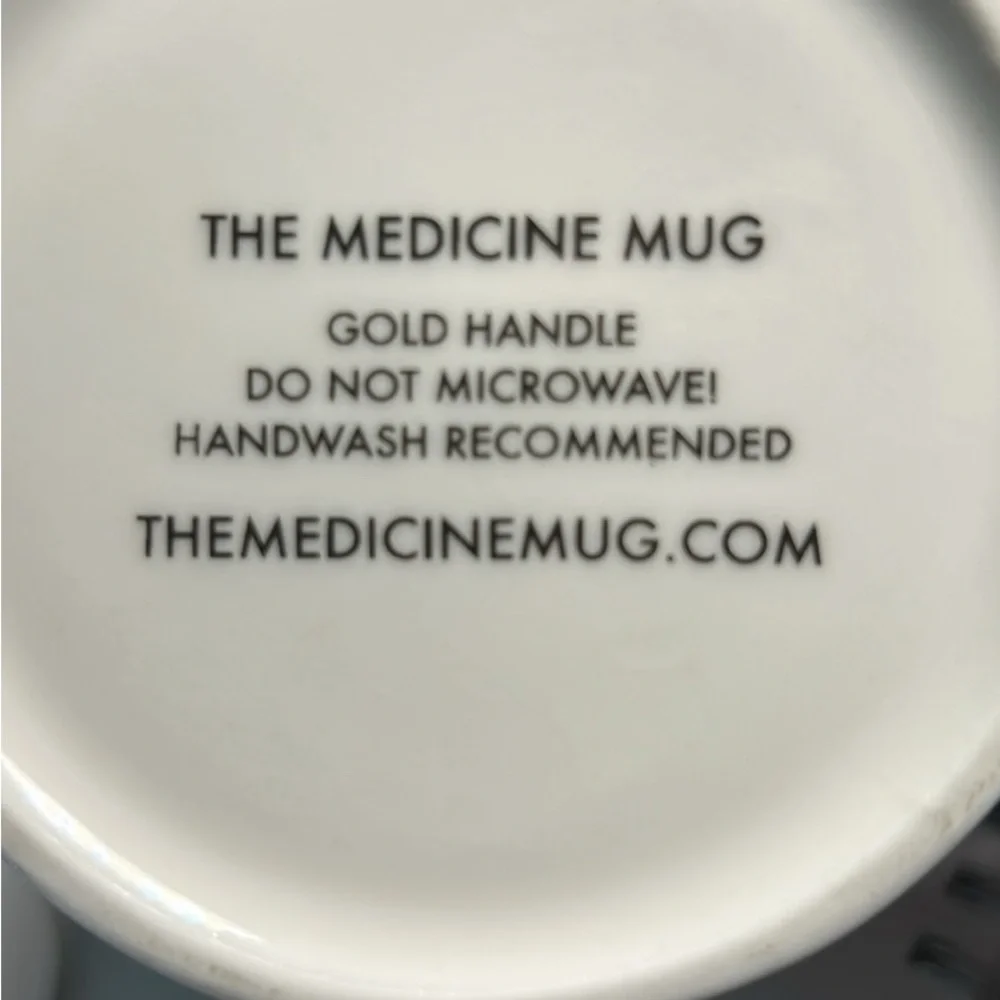 Gold Monogram Mug